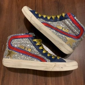 Golden goose high top sneakers size 8